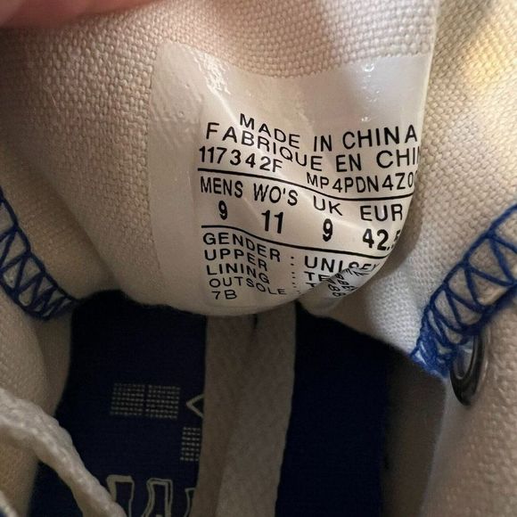 Mens Converse Chuck Taylor All Star Hello My Name Is High Top Shoes Sneakers 9 M - Picture 6 of 6